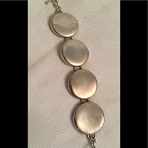 Sterling Silver Disk Bracelet from Tazco